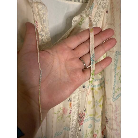 Penelope Rose floral print tiered mini dress fairycore - Picture 7 of 8